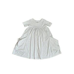 Remie Girl White Polka Dot Dress